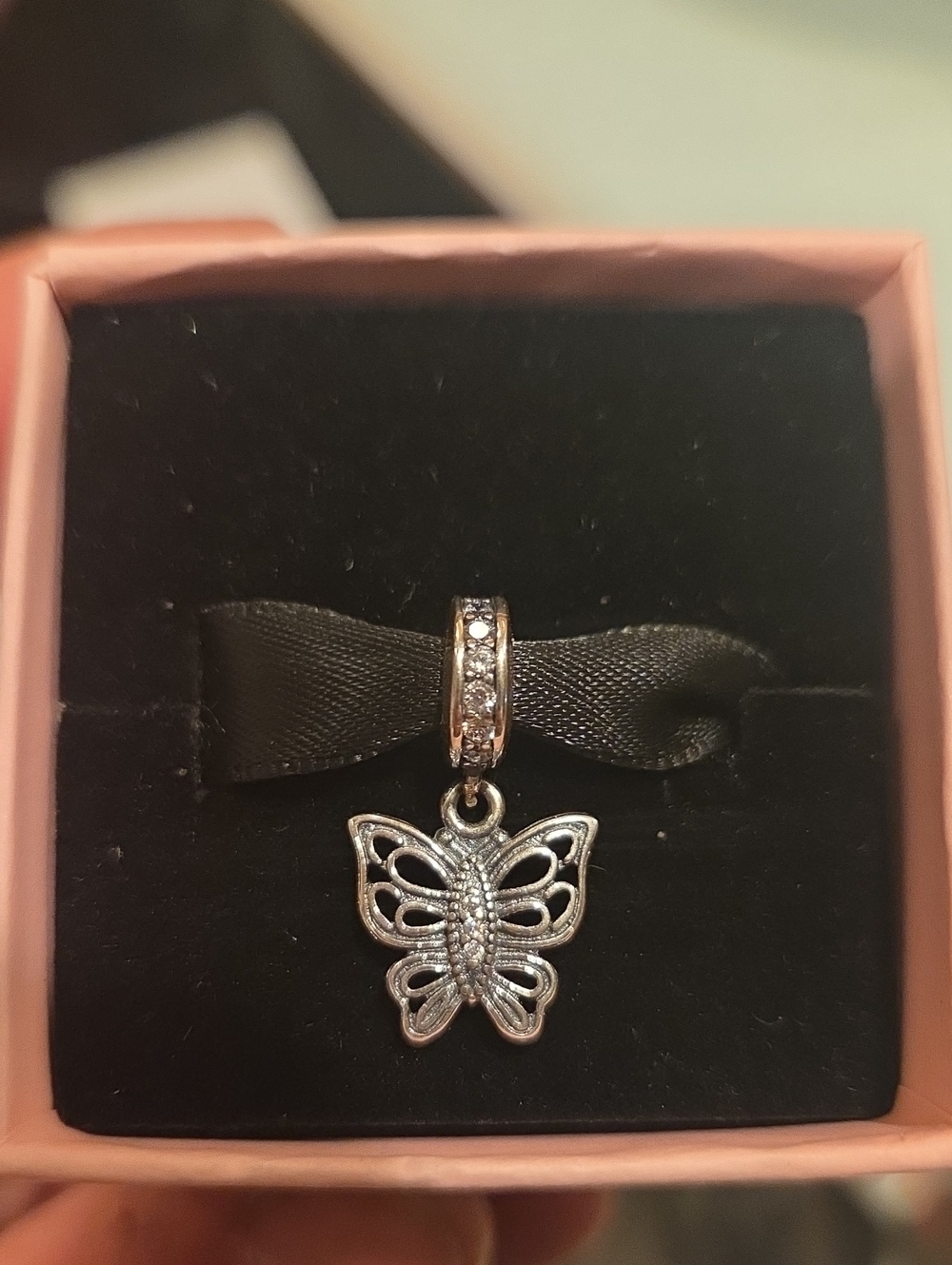 Pandora Love Takes Flight Butterfly Dangle Charm Retired